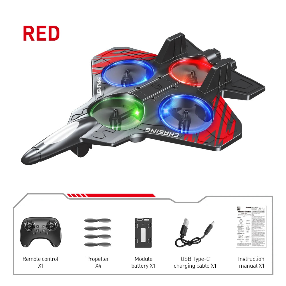Stunt LED Foam RC Fighter Jet for Beginners