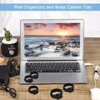 50PCS Reusable Cable Management Ties for Home and Office