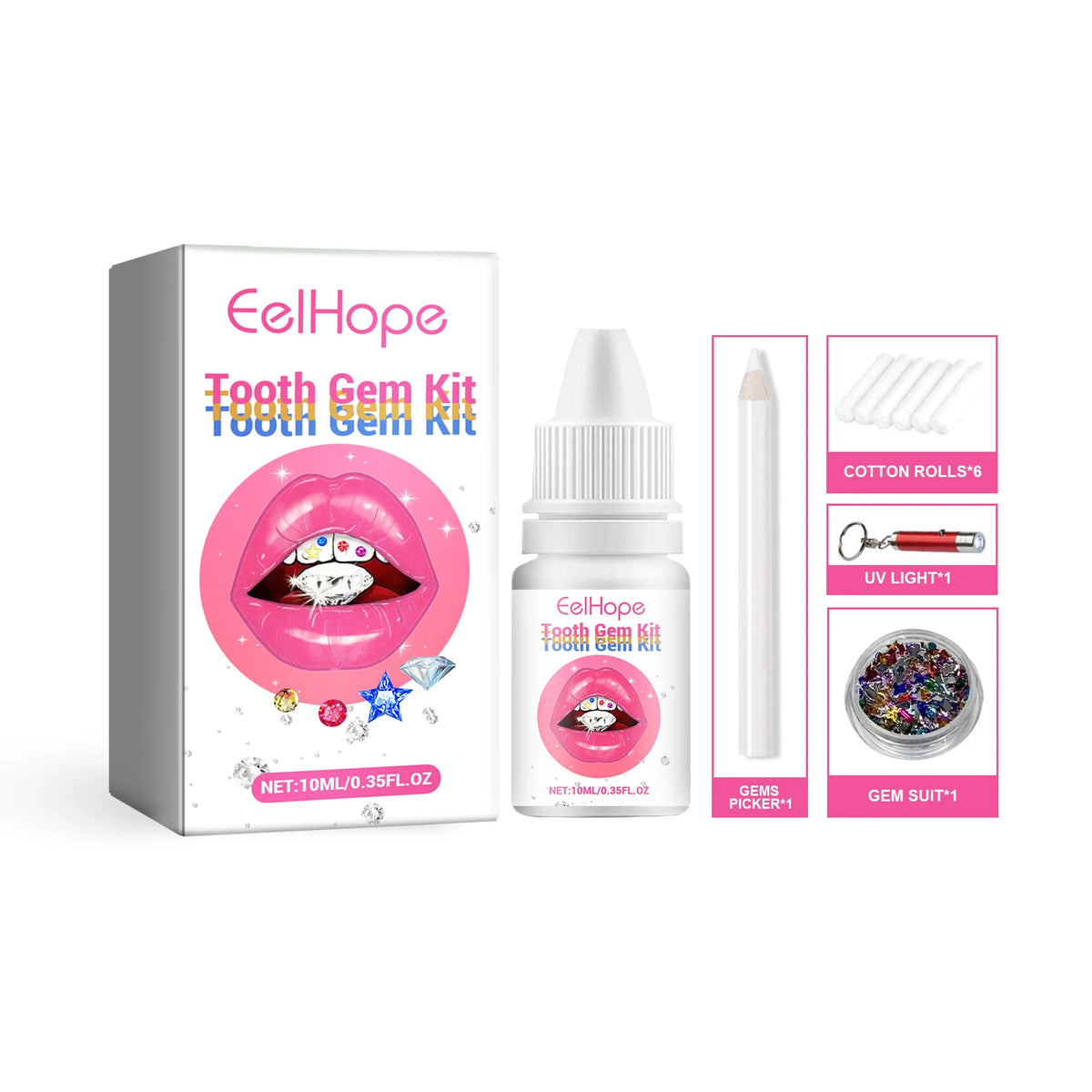 Professional DIY Tooth Gem Jewelry Decoration Kit