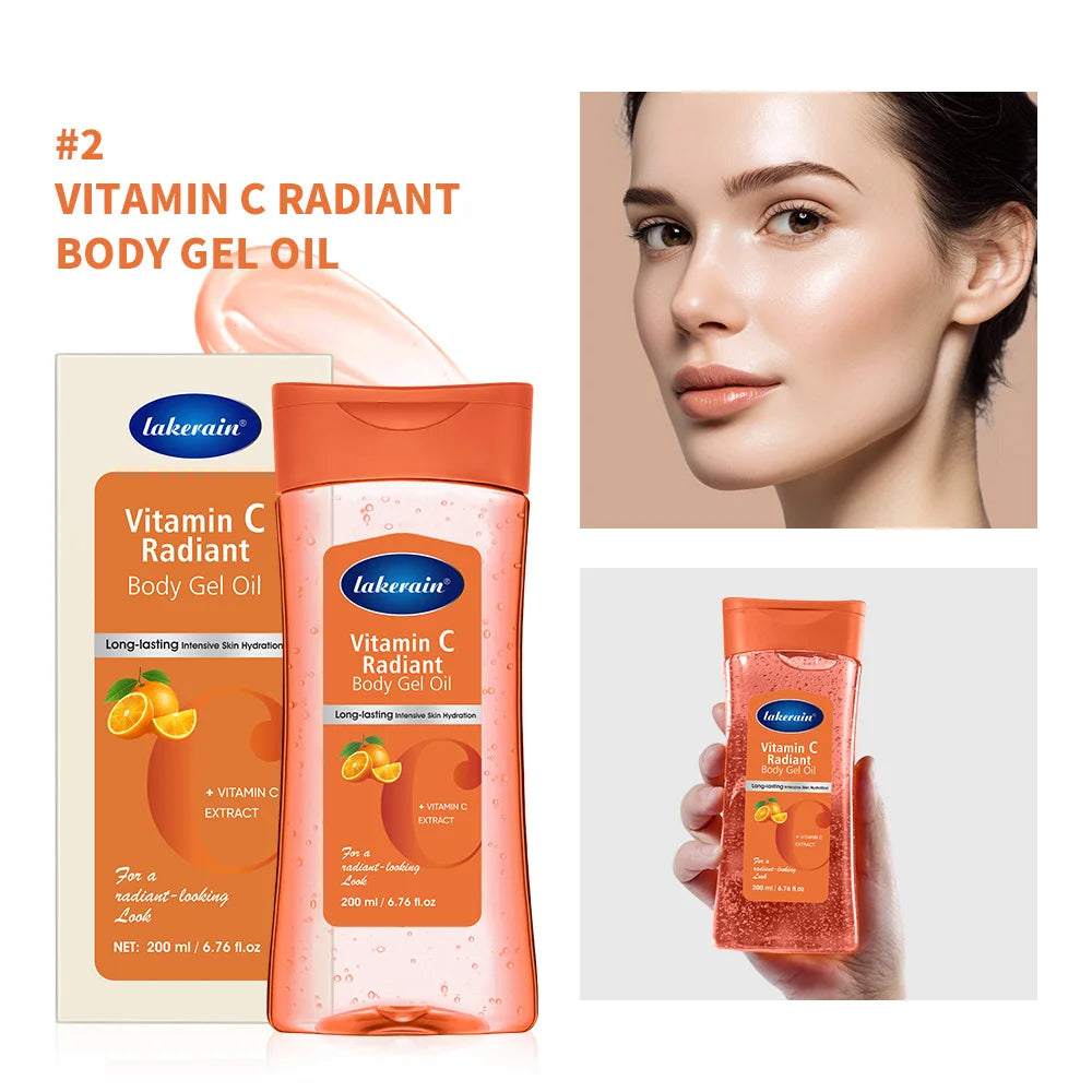 Radiant Hydrating Body Gel Oil for Glowing Skin
