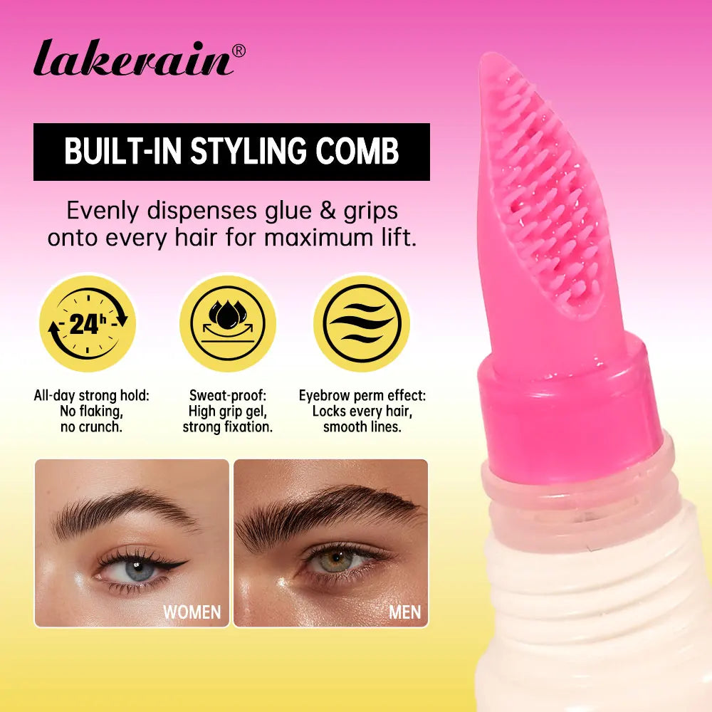 Long-Lasting Eyebrow Lamination Styling Gel