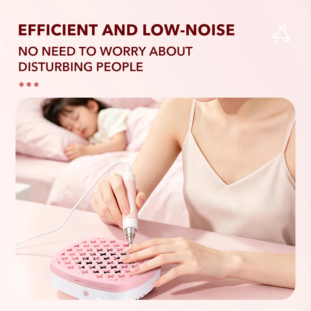 Compact Brushless Nail Dust Collector for Manicures