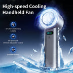 Portable Handheld Cooling Fan with Adjustable Speeds