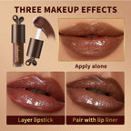 Honey and Chocolate Moisturizing Lip Gloss Duo Set