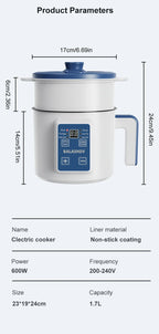 Compact Intelligent Electric Mini Rice Cooker