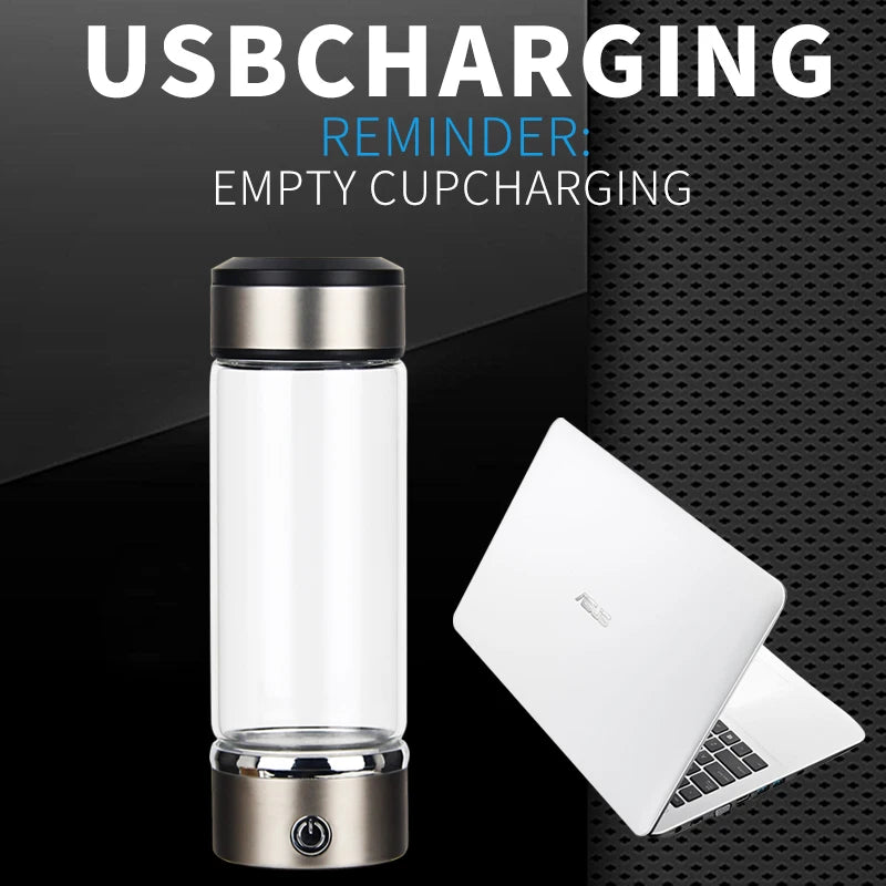 Portable Hydrogen Water Ionizer Bottle