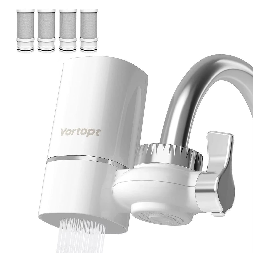 Faucet-Mounted Water Filter Purifier System