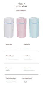 Portable Dual Spray Aromatherapy Desktop Humidifier