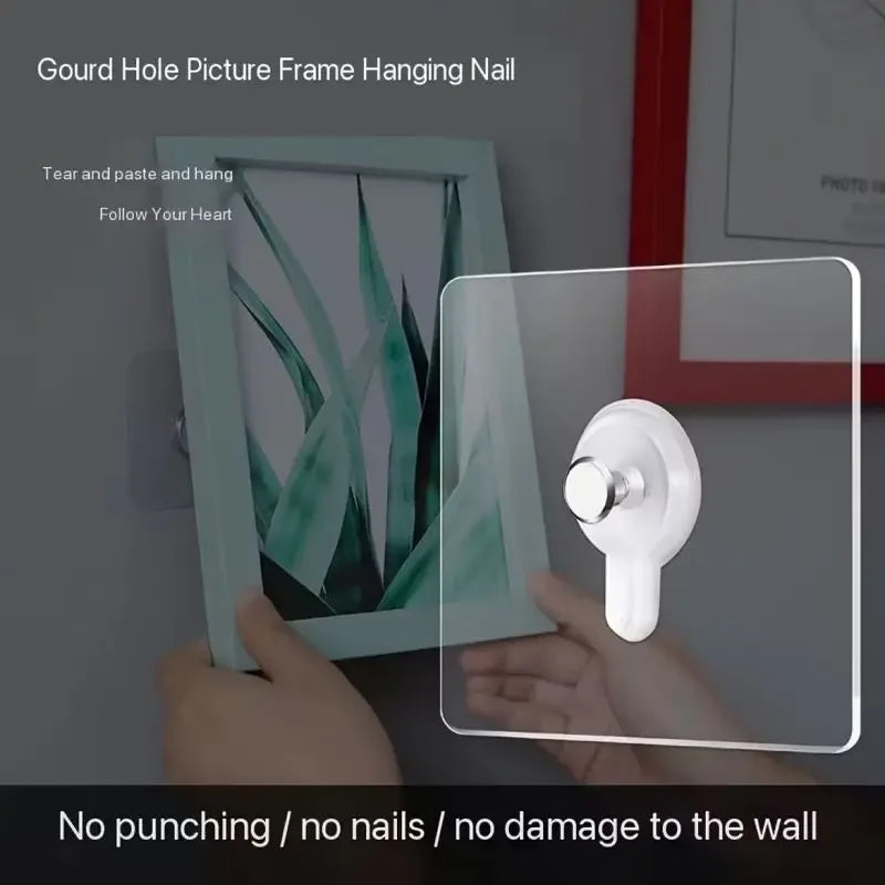 Heavy Duty Adhesive Wall Hooks for Picture Frames and Decor