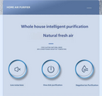 Portable Negative Ion Air Purifier for Home and Office