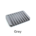 Self-Draining Silicone Soap Dish and Sponge Holder