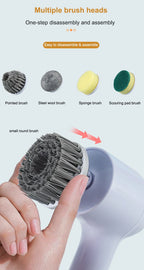 Electric Rotary Cleaning Brush for Kitchen and Bathroom