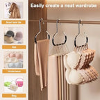 Multifunction Space Saving Hat and Accessory Organizer Hanger