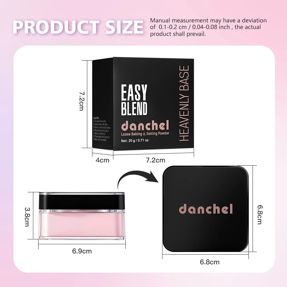 Matte Oil-Control Loose Setting Powder for Flawless Makeup