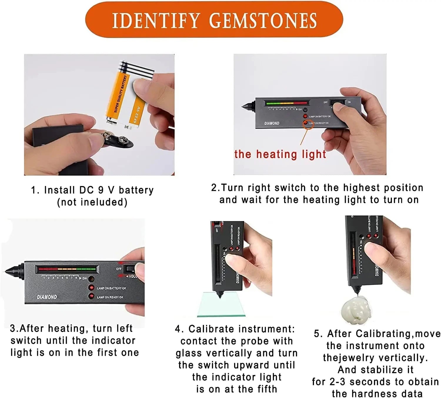 Professional Diamond Tester Pen for Jewelry - 5