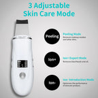 4-in-1 Ultrasonic Facial Skin Scrubber and Pore Cleaner