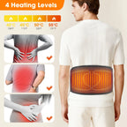 Heated Air Compression Back Massager Belt