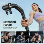 Dual-Head Handheld Percussion Muscle Massager