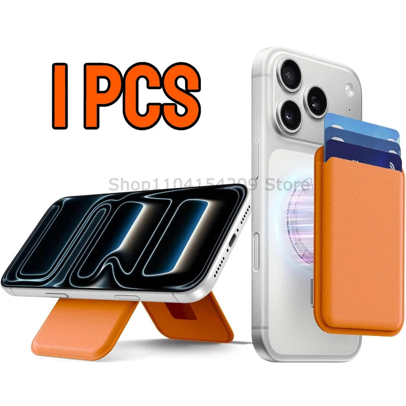 Magnetic Phone Wallet Case with Integrated Stand for MagSafe - 22