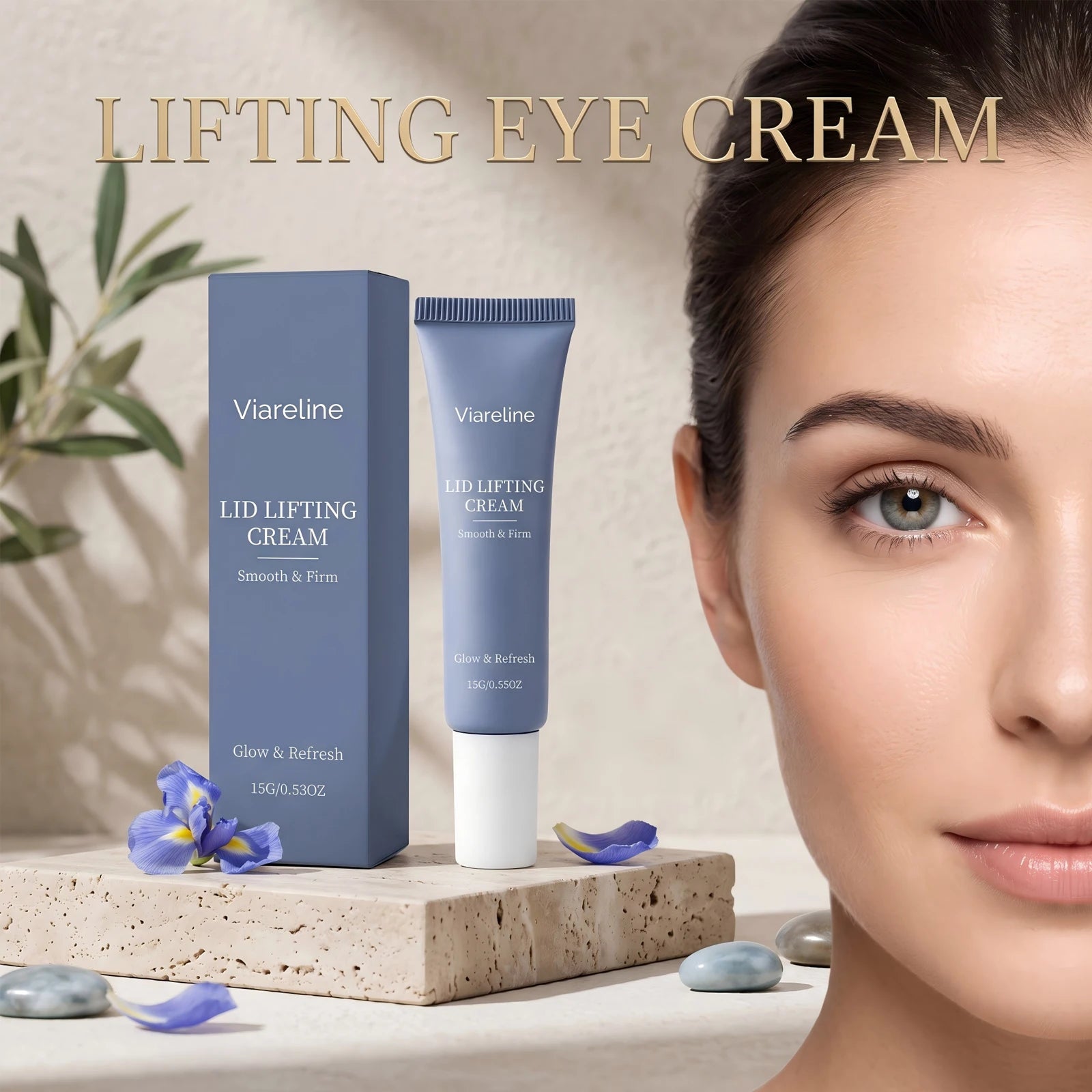 Firming Eye Cream for Dark Circles and Puffiness - 1