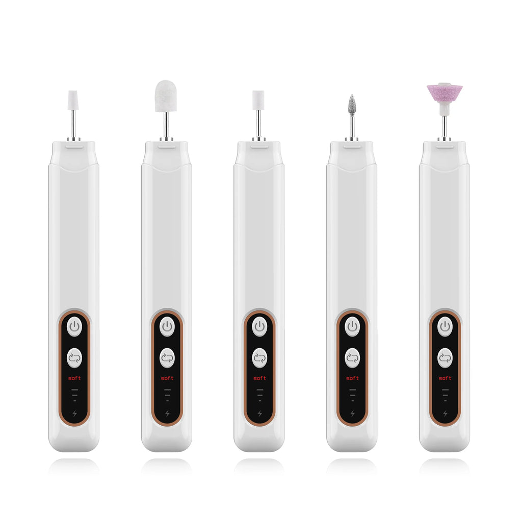 Electric Manicure and Pedicure Nail Drill File Kit