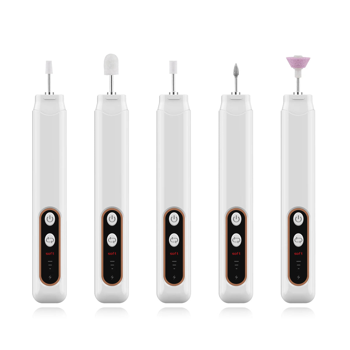 Electric Manicure and Pedicure Nail Drill File Kit