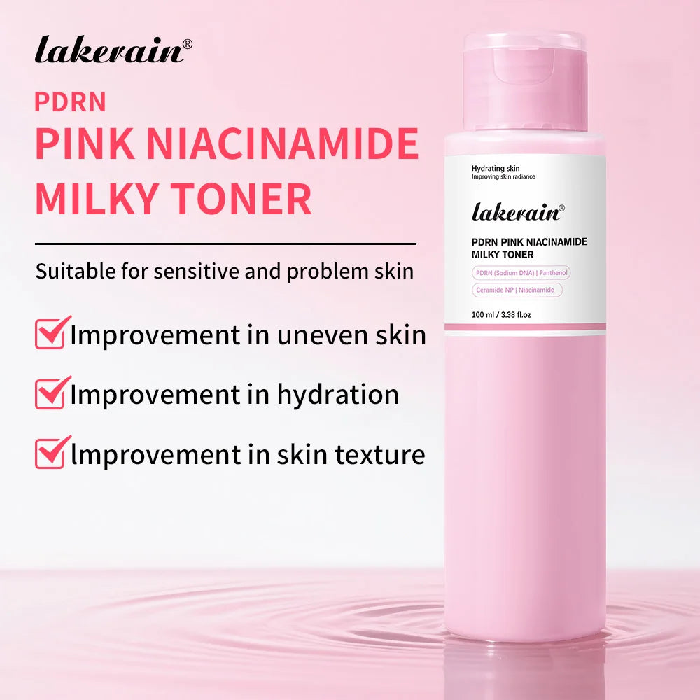 PDRN Niacinamide Milky Facial Toner for Hydrating Glowing Skin