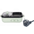 2-in-1 Electric Hot Pot and Grill for Indoor BBQ