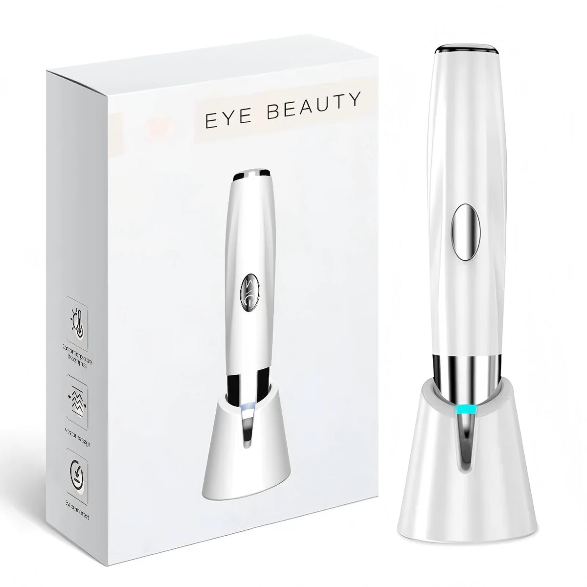 3-in-1 LED Photon Eye and Face Massage Wand