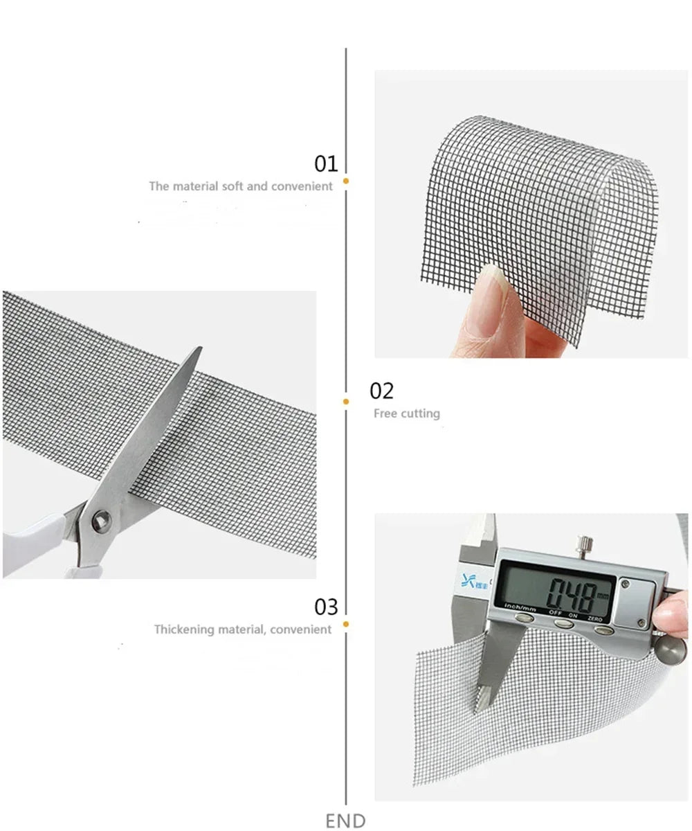 Self-Adhesive Window Screen Repair Tape