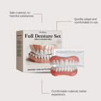 Temporary Silicone Denture Set for Instant Smile Restoration