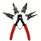 4-in-1 Interchangeable Circlip Pliers Set