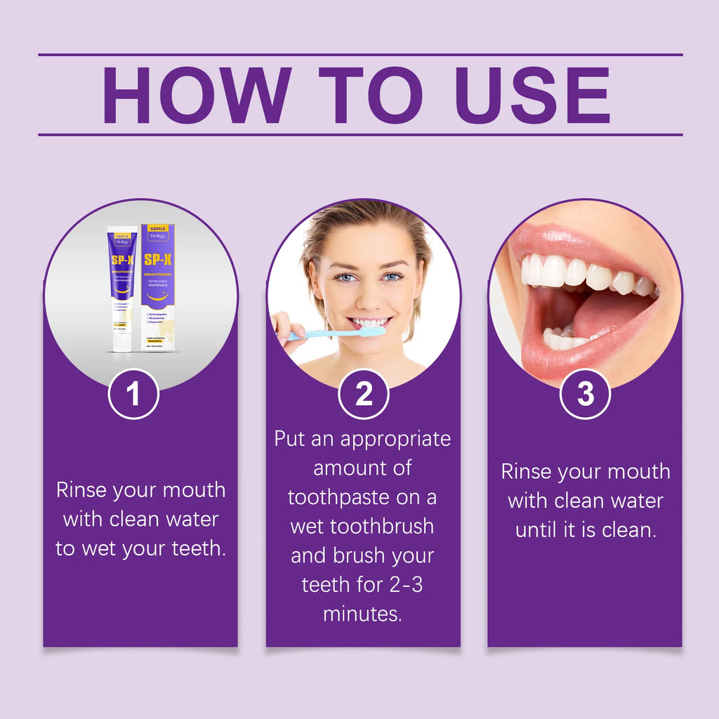 Brightening Toothpaste for Teeth Whitening and Stain Removal