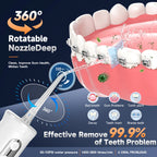 Portable Cordless Electric Water Flosser for Teeth Cleaning