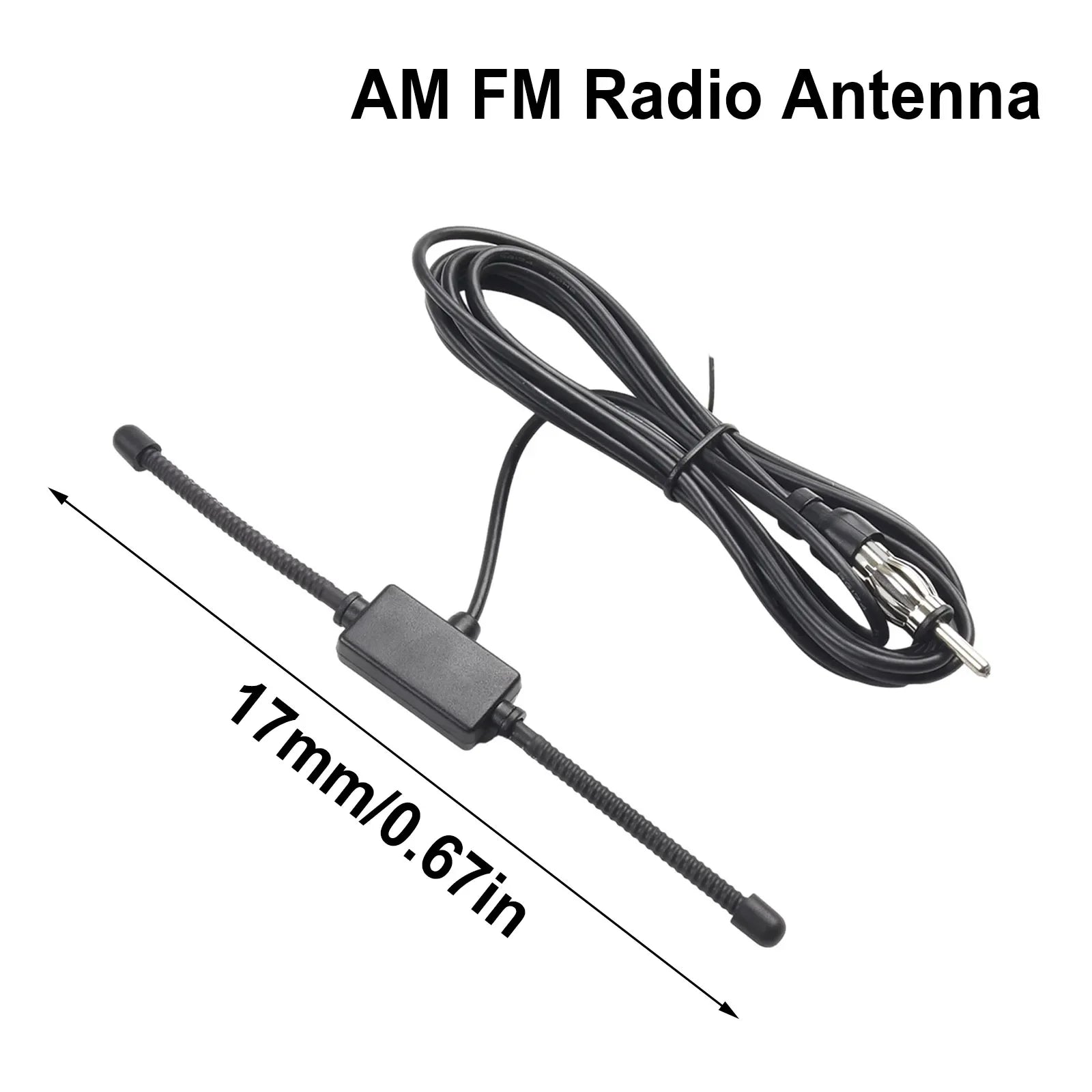 Universal Adhesive Car FM Radio Antenna for Stereo Receivers - 3