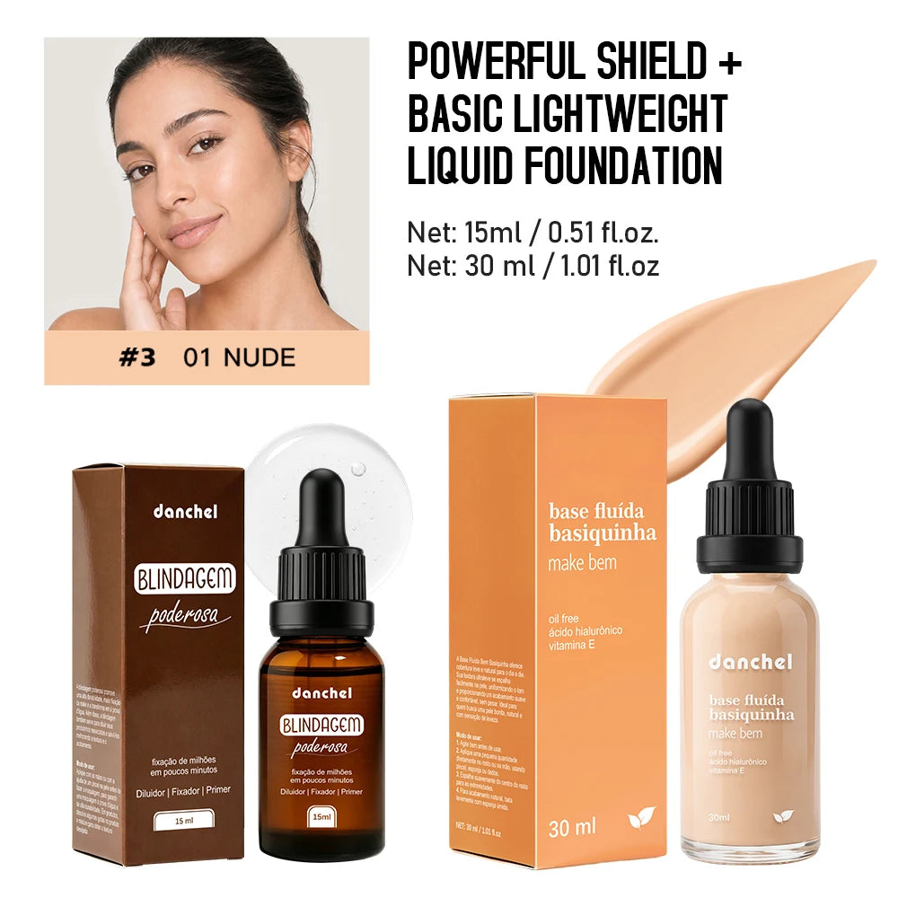 Liquid Foundation and Primer Makeup Set - 26
