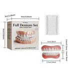 Temporary Silicone Denture Set for Instant Smile Restoration