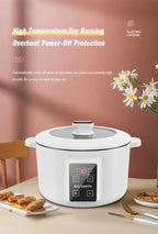 Multifunction 3.5L Non-Stick Electric Hot Pot Cooker