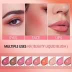 Waterproof Liquid Cheek Blush for Natural Makeup