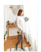 Translucent Fake Skin Thermal Tights for Women