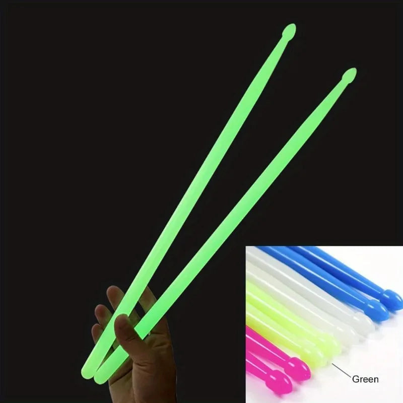 Glow in the Dark Luminous Drumsticks for Stage Performance