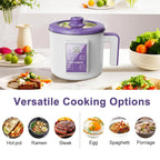 Compact Multi-Function Electric Rice Cooker for Home