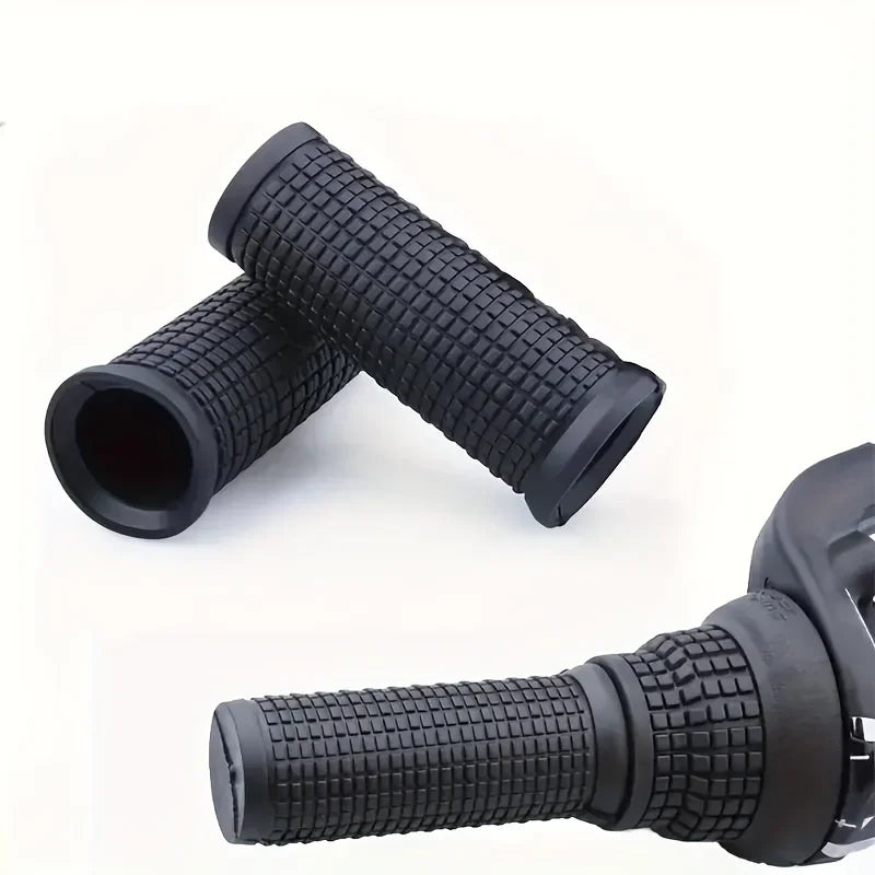 Anti-Slip Rubber Handlebar Grips for Mountain Bikes