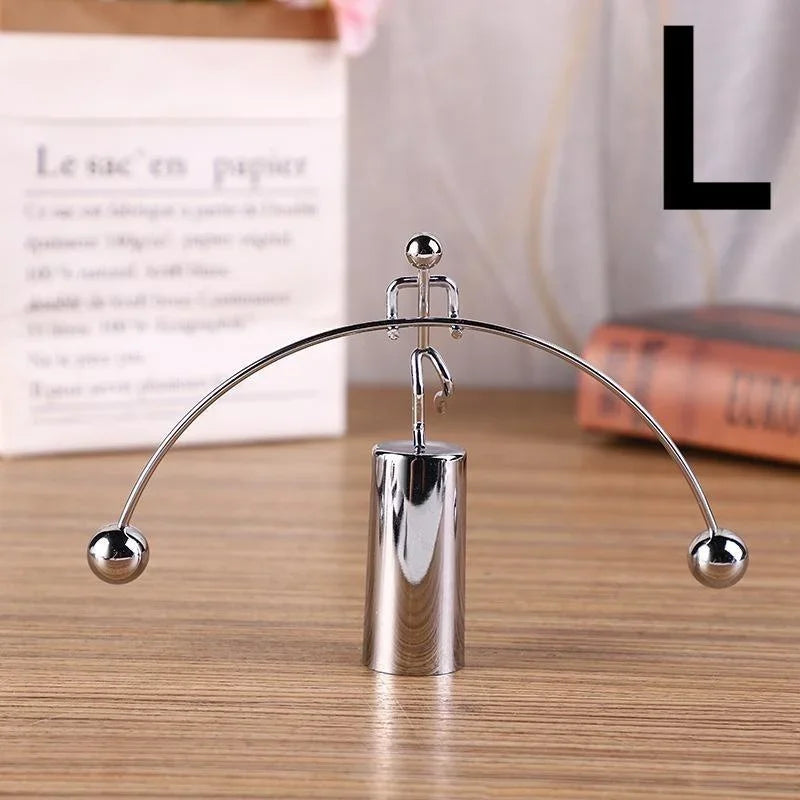 Metal Balance Tumbler Desk Ornament for Office Decor