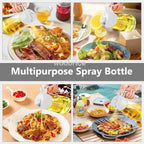 2-in-1 Glass Oil Sprayer and Pourer for Cooking