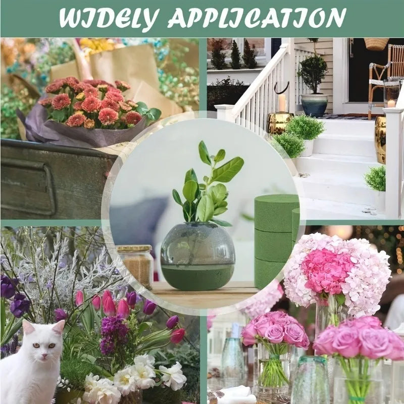 Floral Foam Blocks for Fresh and Artificial Flower Arrangements - 6