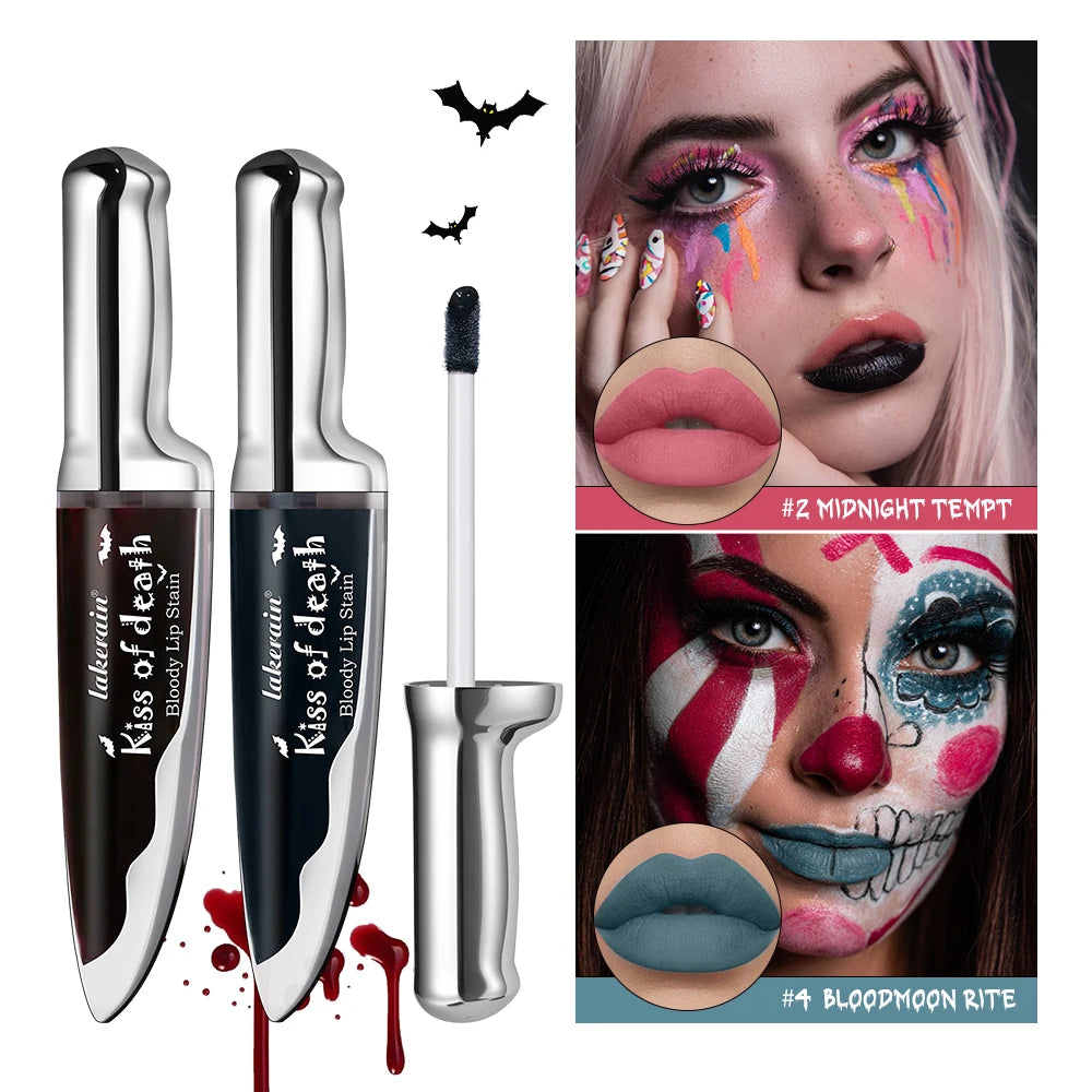 Bloody Matte Liquid Lip Stain for Halloween and Gothic Makeup - 2
