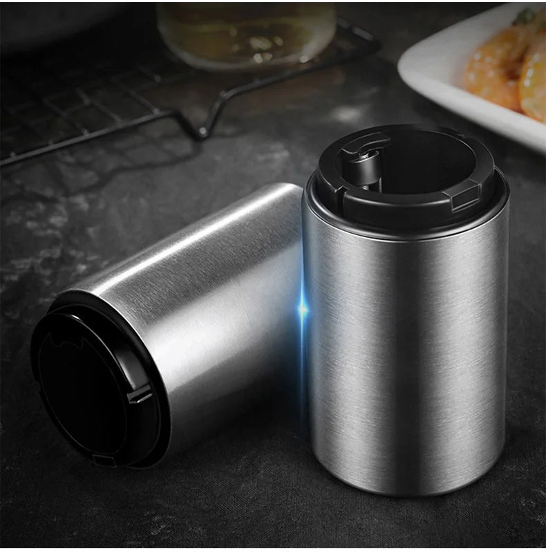 Automatic Stainless Steel Push-Down Beer Bottle Opener