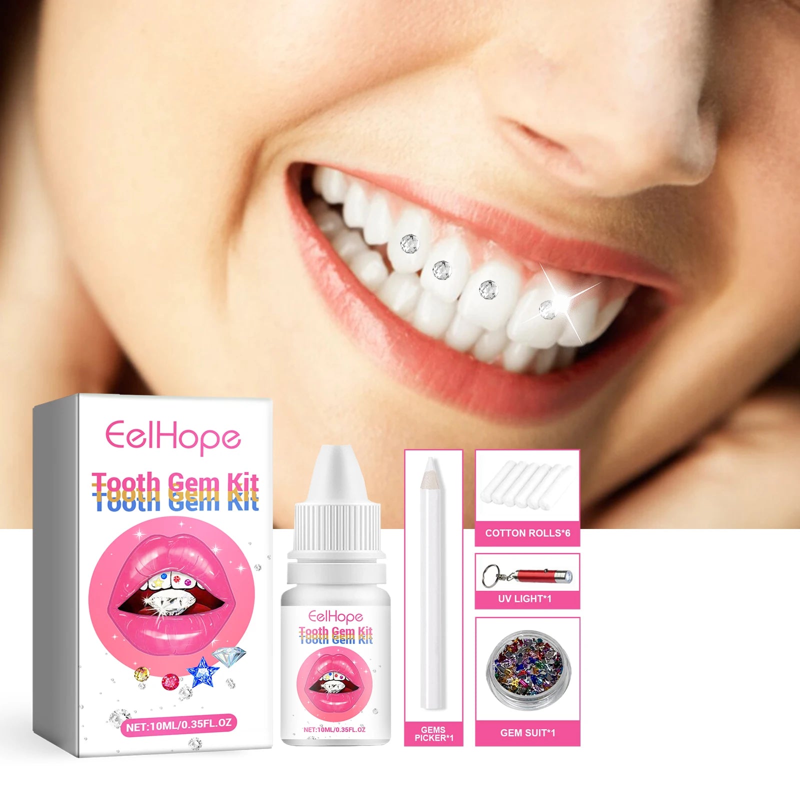 Professional DIY Tooth Gem Jewelry Decoration Kit - 9