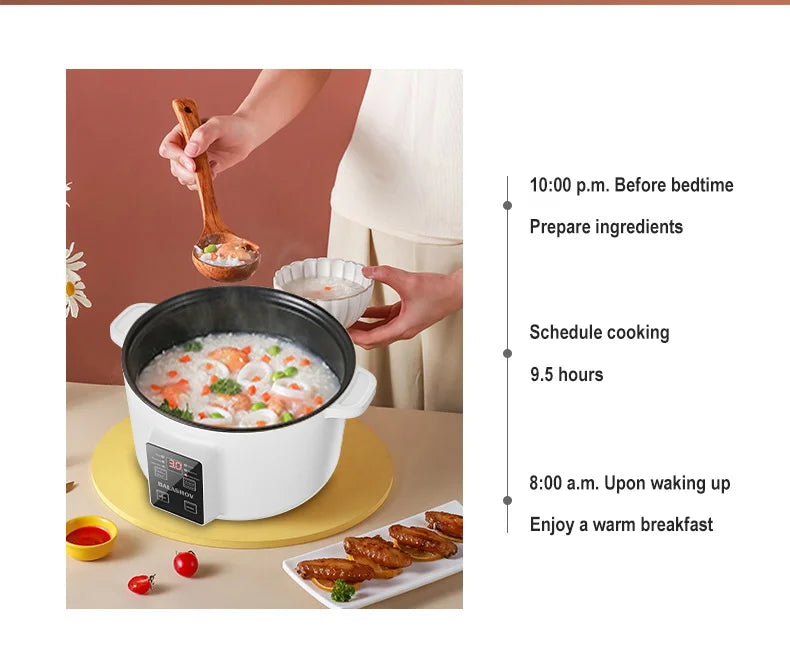 Multifunction 3.5L Non-Stick Electric Hot Pot Cooker